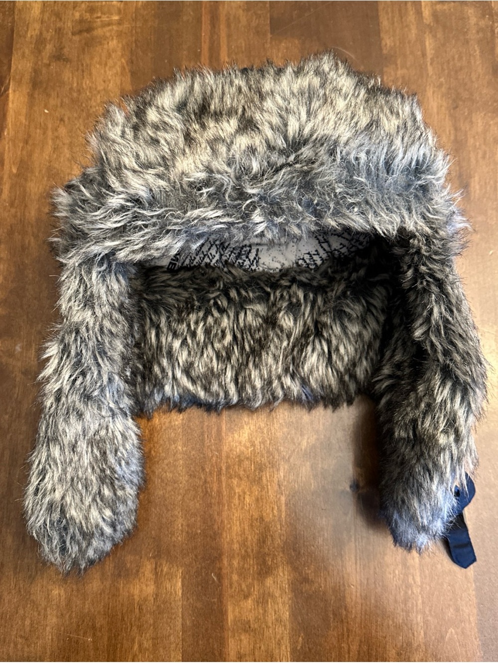 Mad Bomber Aviator Trapper Hat XL Faux Fur Black Winter Warm Outdoor Hunting